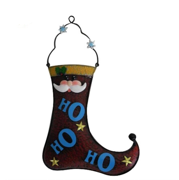 Christmas Decorations Sock Gift Holder Metal Hanging Sock