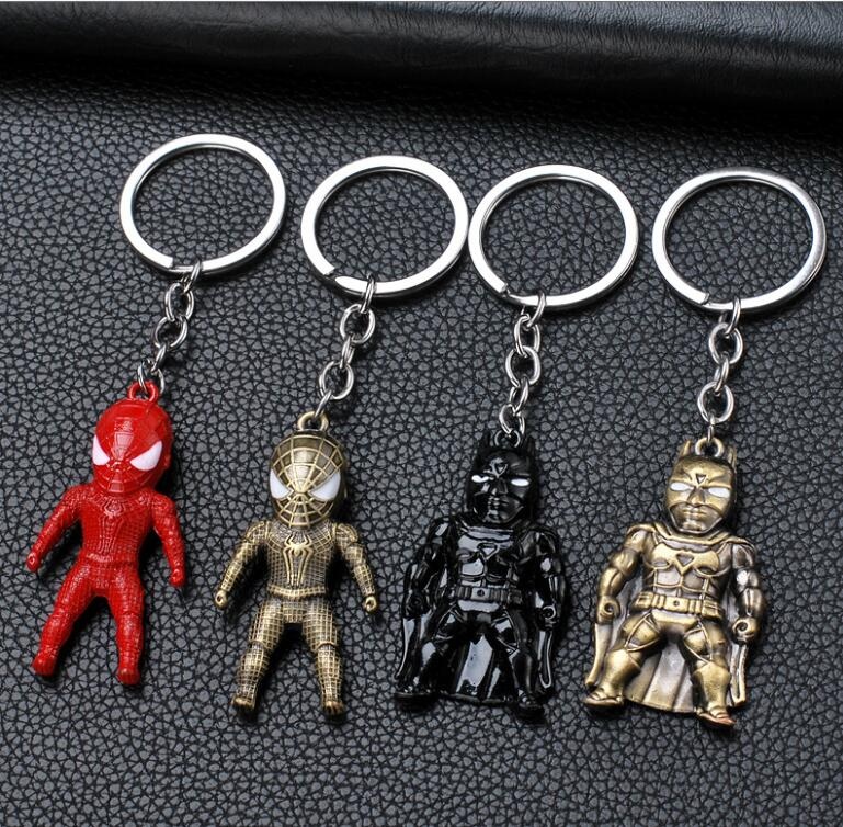 The Avengers series zinc alloy hero keychains iron Man metal keychains