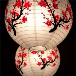 Traditional Plum Blossom Chinese New Year Flower Paper Lantern