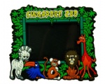 Zoo design funny animal soft PVC photo frame