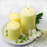 Hot Sale Large Wax White Pillar Candle