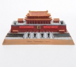 Custom 3d famous building resin Tiananmen Papers for tourist souvenirs