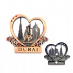Exquisite Custom 3D Dubai Tourist Souvenir Metal Fridge Magnets