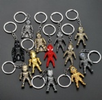 The Avengers series zinc alloy hero keychains iron Man metal keychains