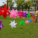Garden Outdoor Plastic string Windmill Toy