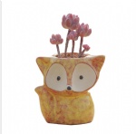 Mini Cute Animal fox Ceramic Succulent Planter Flower Pot