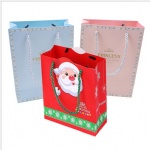 Christmas packing reticule bags with colored printing for gifts bags